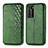 Funda de Cuero Cartera con Soporte Carcasa S01D para Huawei P40 Pro Verde