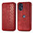 Funda de Cuero Cartera con Soporte Carcasa S01D para Motorola Moto G 5G (2022) Rojo