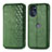 Funda de Cuero Cartera con Soporte Carcasa S01D para Motorola Moto G 5G (2022) Verde