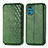 Funda de Cuero Cartera con Soporte Carcasa S01D para Motorola Moto G22 Verde