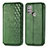 Funda de Cuero Cartera con Soporte Carcasa S01D para Motorola Moto G30 Verde