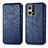 Funda de Cuero Cartera con Soporte Carcasa S01D para Oppo F21 Pro 4G Azul