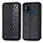 Funda de Cuero Cartera con Soporte Carcasa S01D para Samsung Galaxy M31 Negro