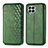 Funda de Cuero Cartera con Soporte Carcasa S01D para Samsung Galaxy M53 5G Verde