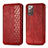 Funda de Cuero Cartera con Soporte Carcasa S01D para Samsung Galaxy Note 20 5G Rojo