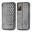 Funda de Cuero Cartera con Soporte Carcasa S01D para Samsung Galaxy S20 FE (2022) 5G Gris
