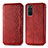 Funda de Cuero Cartera con Soporte Carcasa S01D para Samsung Galaxy S20 Plus 5G Rojo