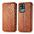 Funda de Cuero Cartera con Soporte Carcasa S01D para Samsung Galaxy S20 Ultra Marron