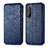 Funda de Cuero Cartera con Soporte Carcasa S01D para Sony Xperia 1 II Azul