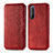 Funda de Cuero Cartera con Soporte Carcasa S01D para Sony Xperia 1 II Rojo