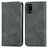 Funda de Cuero Cartera con Soporte Carcasa S04D para Samsung Galaxy A31 Gris