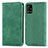 Funda de Cuero Cartera con Soporte Carcasa S04D para Samsung Galaxy A71 5G Verde