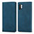 Funda de Cuero Cartera con Soporte Carcasa S04D para Samsung Galaxy Note 10 Plus 5G Azul