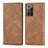 Funda de Cuero Cartera con Soporte Carcasa S04D para Samsung Galaxy Note 20 Ultra 5G Marron