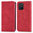 Funda de Cuero Cartera con Soporte Carcasa S04D para Samsung Galaxy S10 Lite Rojo