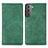 Funda de Cuero Cartera con Soporte Carcasa S04D para Samsung Galaxy S21 Plus 5G Verde