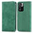 Funda de Cuero Cartera con Soporte Carcasa S04D para Xiaomi Poco X4 NFC Verde