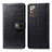 Funda de Cuero Cartera con Soporte Carcasa S05D para Samsung Galaxy Note 20 5G Negro