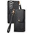 Funda de Cuero Cartera con Soporte Carcasa S16D para Samsung Galaxy S23 Plus 5G Negro