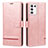 Funda de Cuero Cartera con Soporte Carcasa SY1 para Oppo K9S 5G Rosa