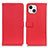 Funda de Cuero Cartera con Soporte Carcasa T01 para Apple iPhone 13 Mini Rojo