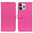 Funda de Cuero Cartera con Soporte Carcasa T01 para Apple iPhone 13 Pro Rosa Roja