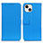 Funda de Cuero Cartera con Soporte Carcasa T01 para Apple iPhone 14 Plus Azul