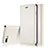 Funda de Cuero Cartera con Soporte Carcasa T01 para Apple iPhone 8 Plus Blanco