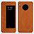 Funda de Cuero Cartera con Soporte Carcasa T01 para Huawei Mate 30 5G Naranja