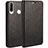 Funda de Cuero Cartera con Soporte Carcasa T01 para Huawei P30 Lite Negro