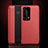 Funda de Cuero Cartera con Soporte Carcasa T02 para Huawei P40 Pro+ Plus Rojo