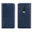 Funda de Cuero Cartera con Soporte Carcasa T02 para OnePlus 8 Azul