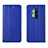 Funda de Cuero Cartera con Soporte Carcasa T02 para OnePlus 8 Pro Azul