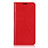 Funda de Cuero Cartera con Soporte Carcasa T02 para Oppo Reno3 Rojo