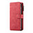 Funda de Cuero Cartera con Soporte Carcasa T02 para Samsung Galaxy S10 5G Rojo