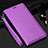 Funda de Cuero Cartera con Soporte Carcasa T02 para Samsung Galaxy S20 Morado