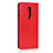 Funda de Cuero Cartera con Soporte Carcasa T03 para OnePlus 7T Pro Rojo