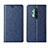 Funda de Cuero Cartera con Soporte Carcasa T03 para OnePlus 8 Pro Azul