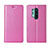 Funda de Cuero Cartera con Soporte Carcasa T03 para OnePlus 8 Pro Rosa