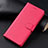 Funda de Cuero Cartera con Soporte Carcasa T03 para Samsung Galaxy S20 Ultra 5G Rosa Roja