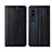 Funda de Cuero Cartera con Soporte Carcasa T03 para Xiaomi Mi 10 Pro Negro