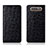 Funda de Cuero Cartera con Soporte Carcasa T04 para Samsung Galaxy A80 Negro