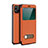 Funda de Cuero Cartera con Soporte Carcasa T05 para Apple iPhone 12 Pro Naranja