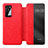 Funda de Cuero Cartera con Soporte Carcasa T05 para Huawei P40 Pro Rojo