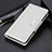 Funda de Cuero Cartera con Soporte Carcasa T05 para OnePlus 8 Pro Blanco