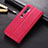 Funda de Cuero Cartera con Soporte Carcasa T05 para Xiaomi Mi Note 10 Rosa Roja
