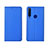 Funda de Cuero Cartera con Soporte Carcasa T06 para Huawei Honor 20 Lite Azul