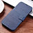 Funda de Cuero Cartera con Soporte Carcasa T06 para Huawei P30 Lite New Edition Azul