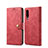 Funda de Cuero Cartera con Soporte Carcasa T06 para Huawei P30 Rojo