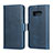 Funda de Cuero Cartera con Soporte Carcasa T06 para Samsung Galaxy S10e Azul